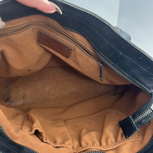 Patricia Nash Viana Leather North South Tote - Picture 9 of 11